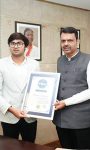 CM Devendra Fadnavis Felicitates Samudra Jetha Aryan Singh Dadiala At Mantralaya