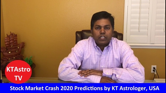 KT Astrologer Predicted Market Crash In February  Flash Crash In March –  Credits Vedic Astrology