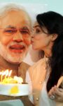 Bollywood Actress Nikita Rawal Celebrates 70th Birthday Of Prime Minister Narendra Modi